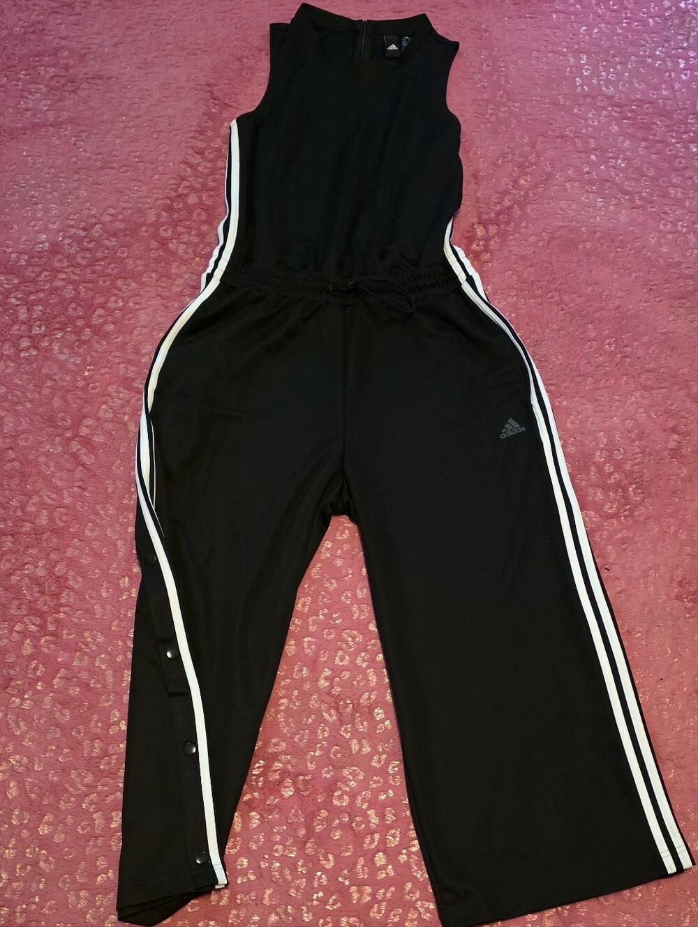 adidas Crop Wide Leg Jumpsuit